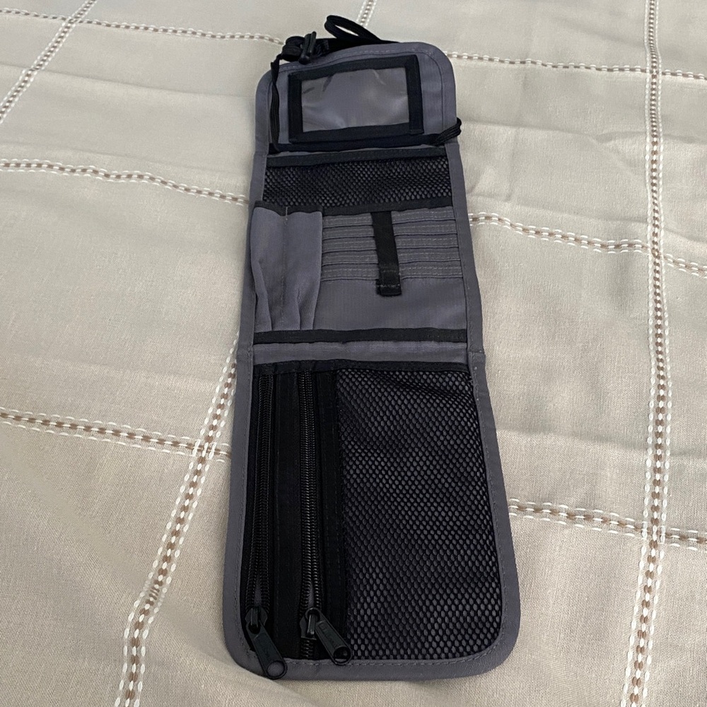 L.L. Bean Charcoal Belt Bag with Black Strap - Picture 4 of 14